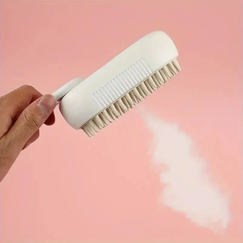 Transform Bath Time with the All-in-One Cat & Dog Steam Spray Massage Brush - Effortless Hair Removal & Pampering Grooming!